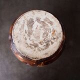 Glazed ceramic pot cover Provencal style