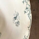 Old iron earth salad bowl, poppy model