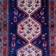 Handmade Persian Abadeh rug 203x125cm
