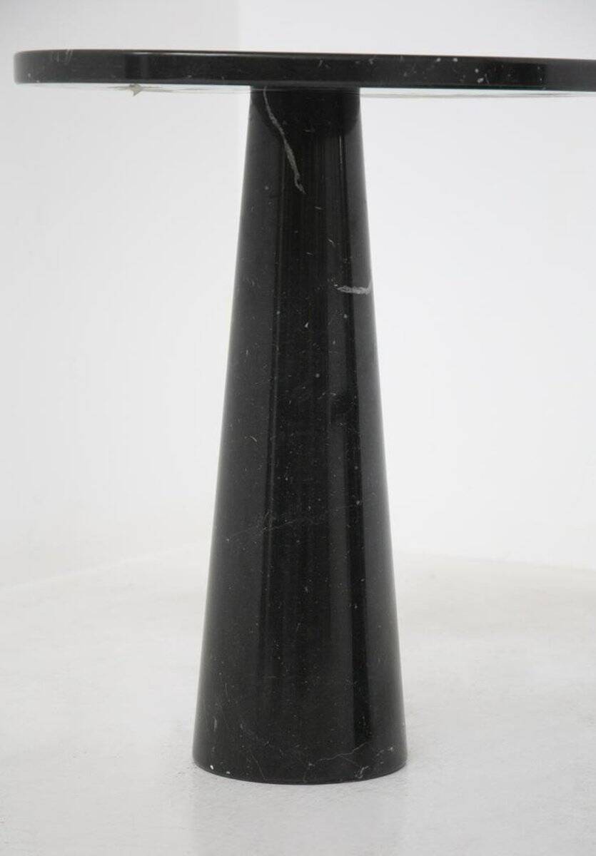 Black Marble Eros Coffee Tables by Angelo Mangiarotti for Skipper, 1980s, Set of 2