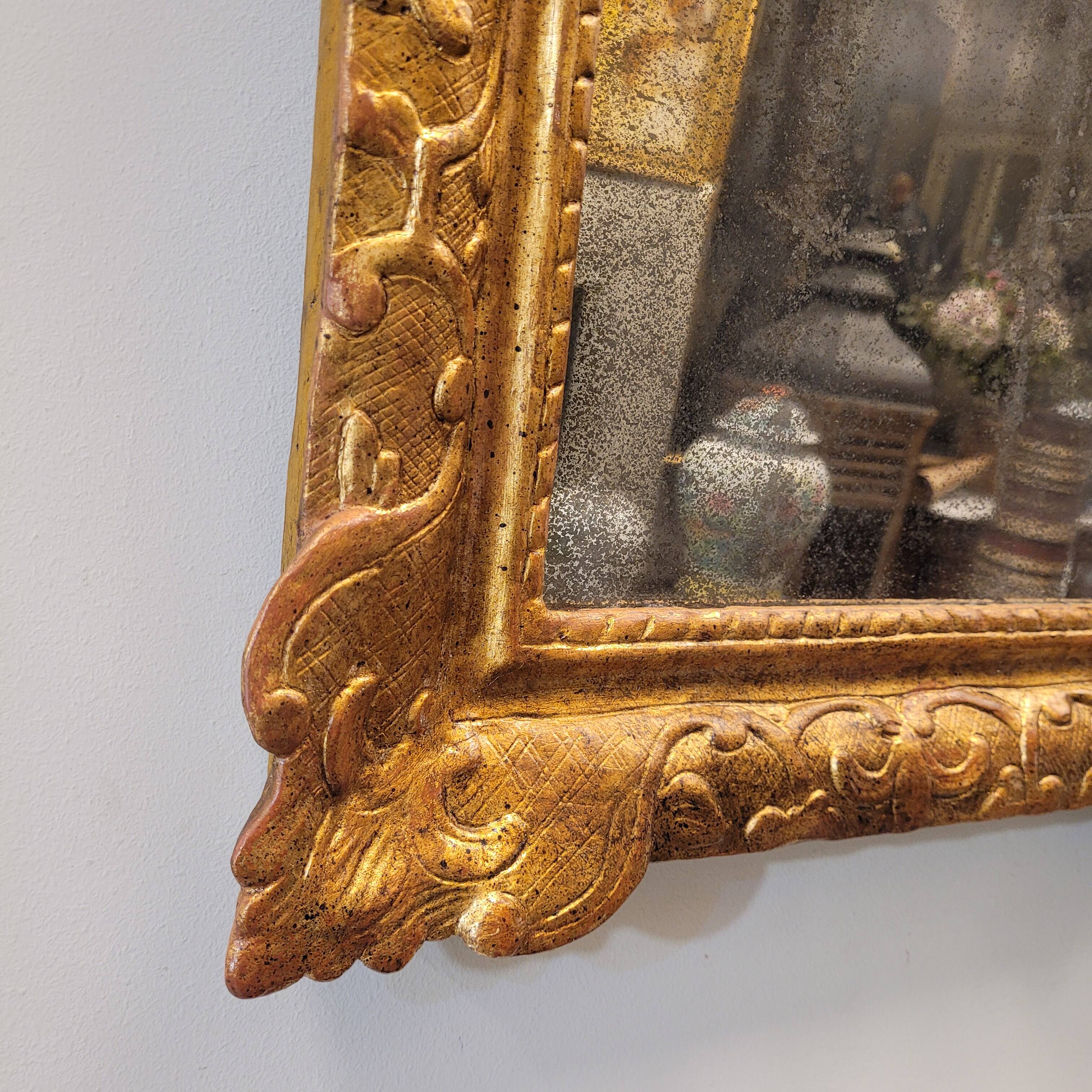 Espejo Estilo Regencia, Madera tallada, pps. s. XIX – France