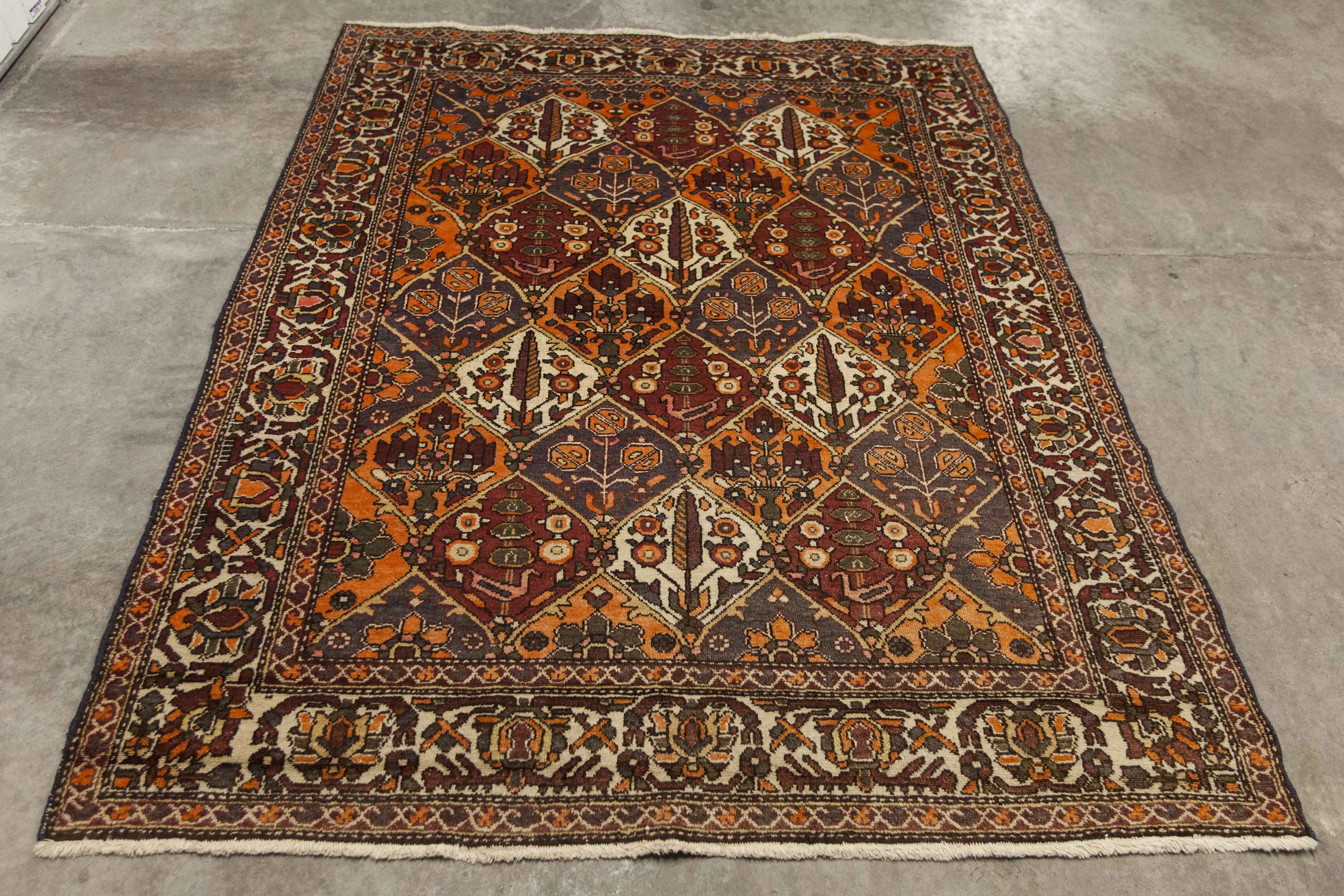 Tapis d'iran en laine 1960 - 171x212cm