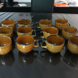 12 cups and saucer Boch La Louvière