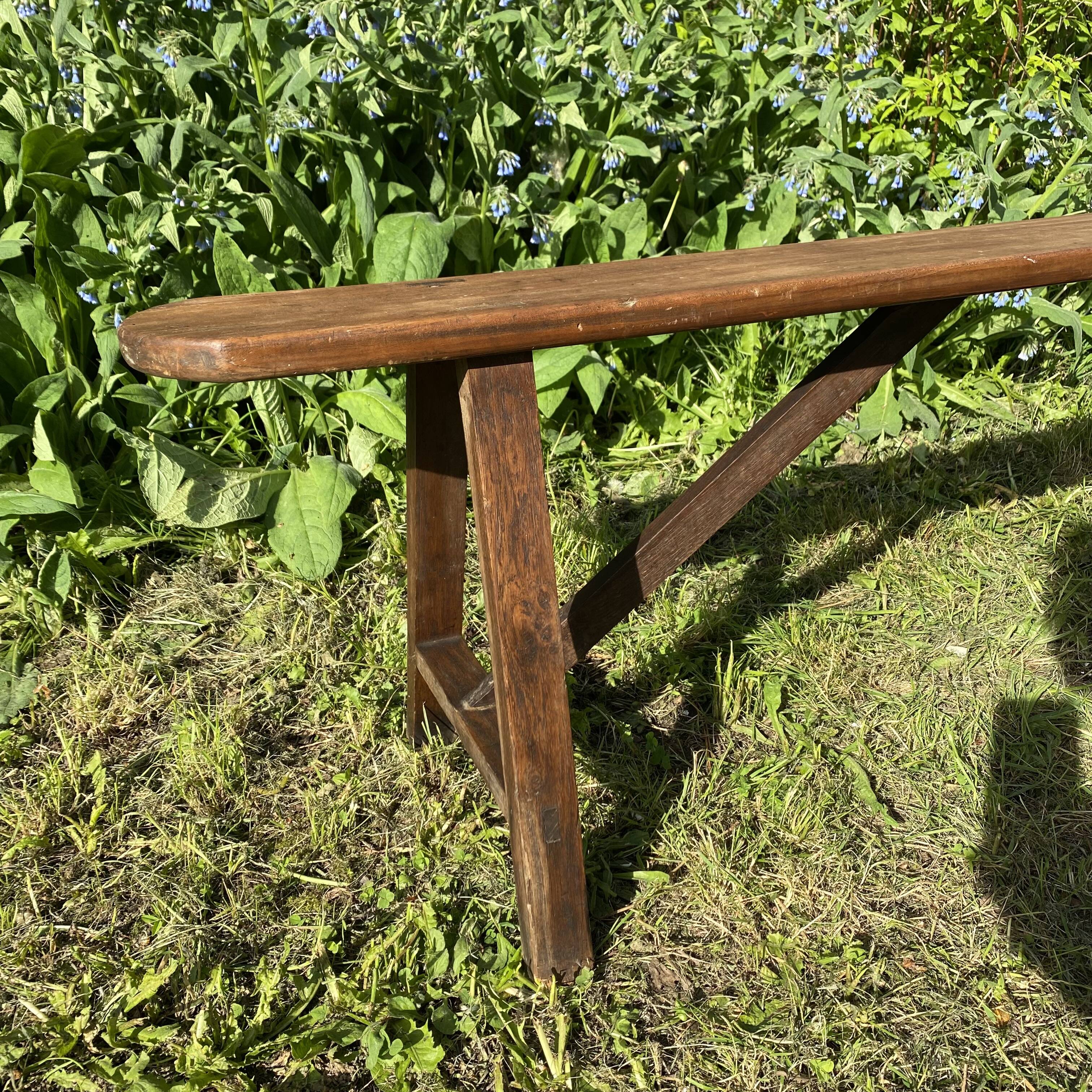 Old farm bench