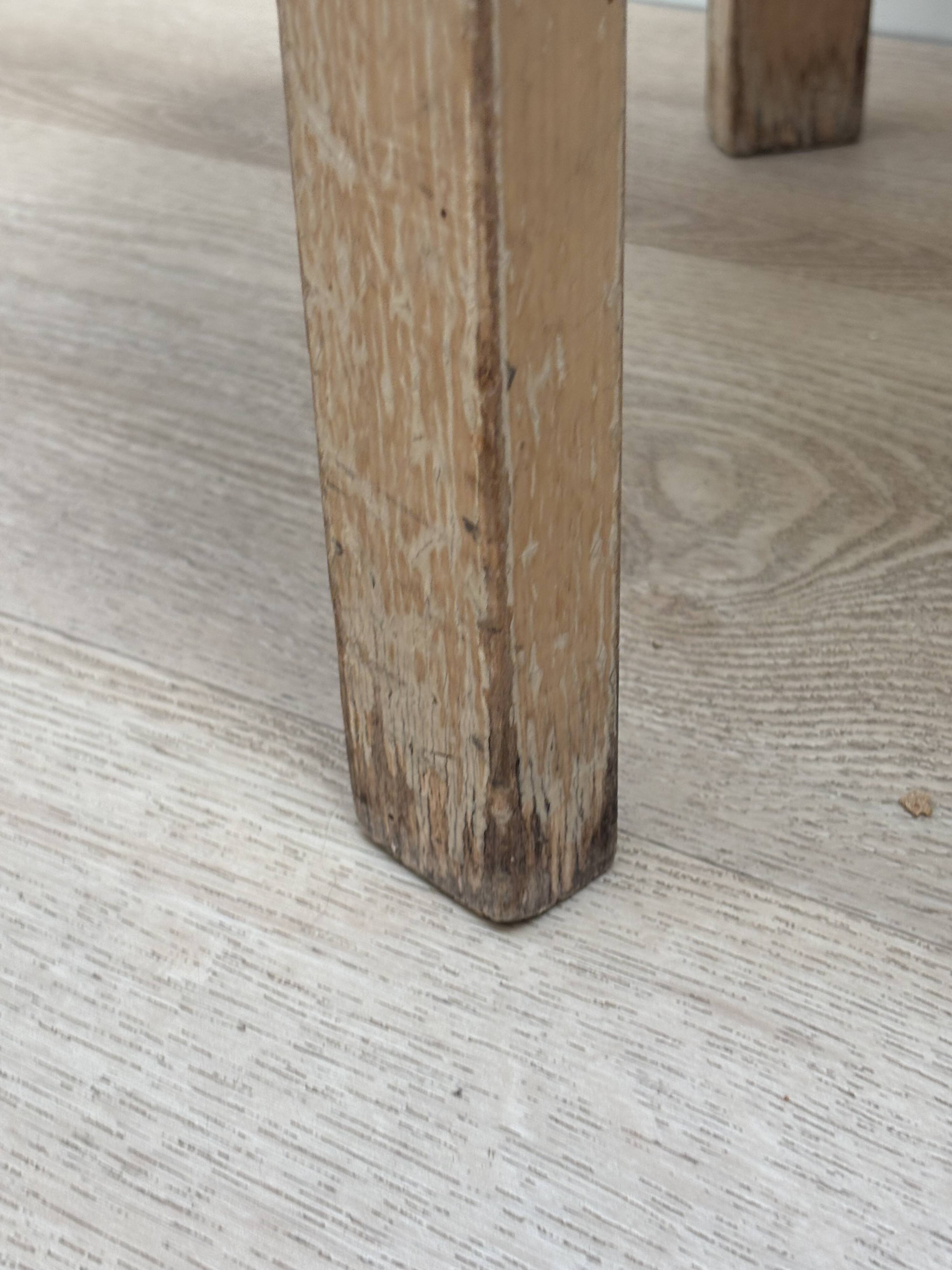 Alvar Aalto Artek Stool 60 Finland 1950s Vintage Birch Original Patina