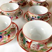 Japanese porcelain tea service at the end of the 19th century