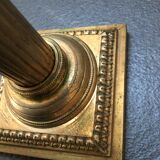 Golden bronze Corinthian column lamp