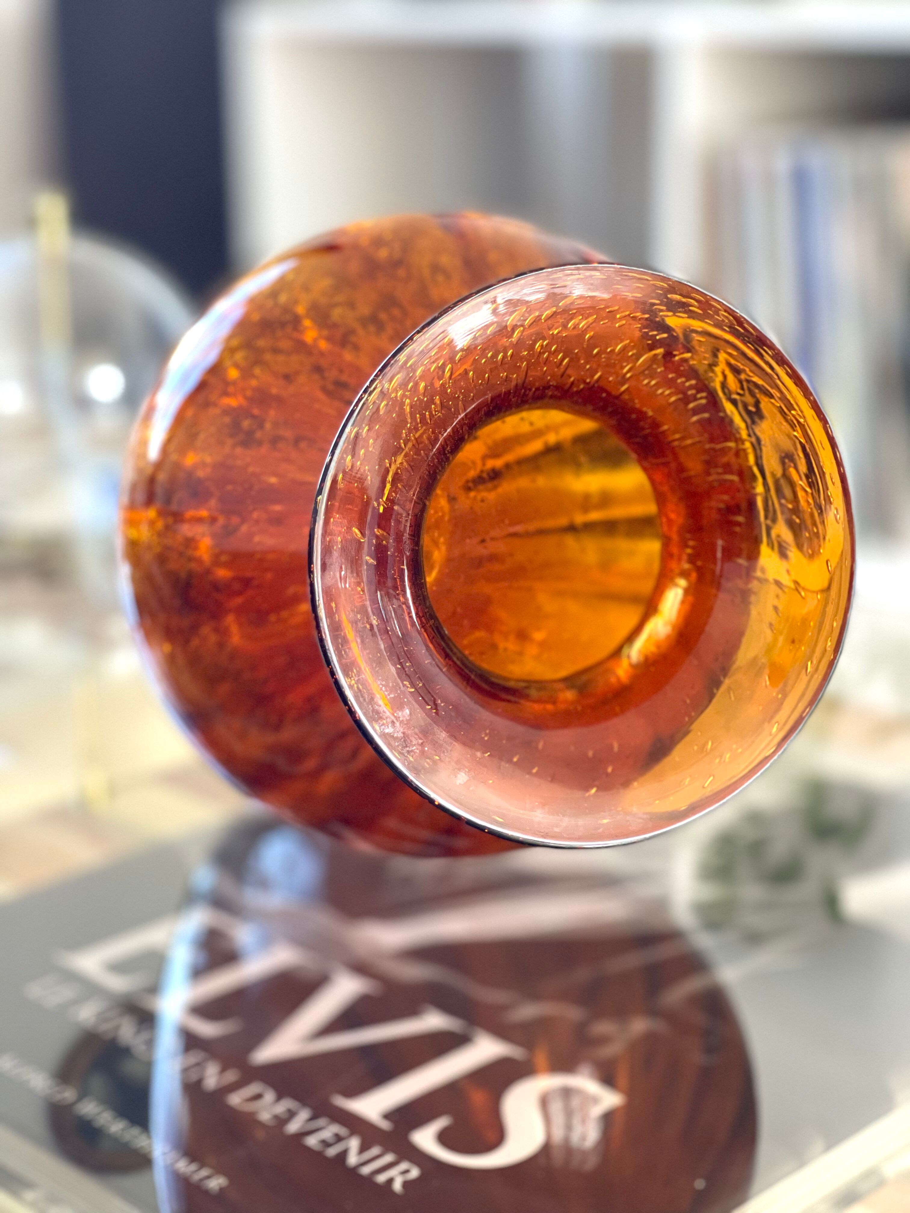 Amber vase 1970