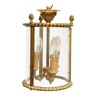Lantern with three arms of light in gilded brass