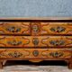 Commode arbalète style Louis XV en merisier massif vers 1900-1920