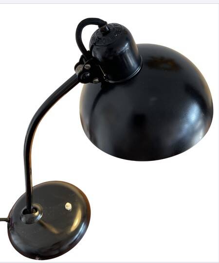 Kaiser idell 6556 desk lamp — Christian Dell Bauhaus, 1940s–1950s