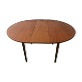 Table vintage avec rallonge centrale