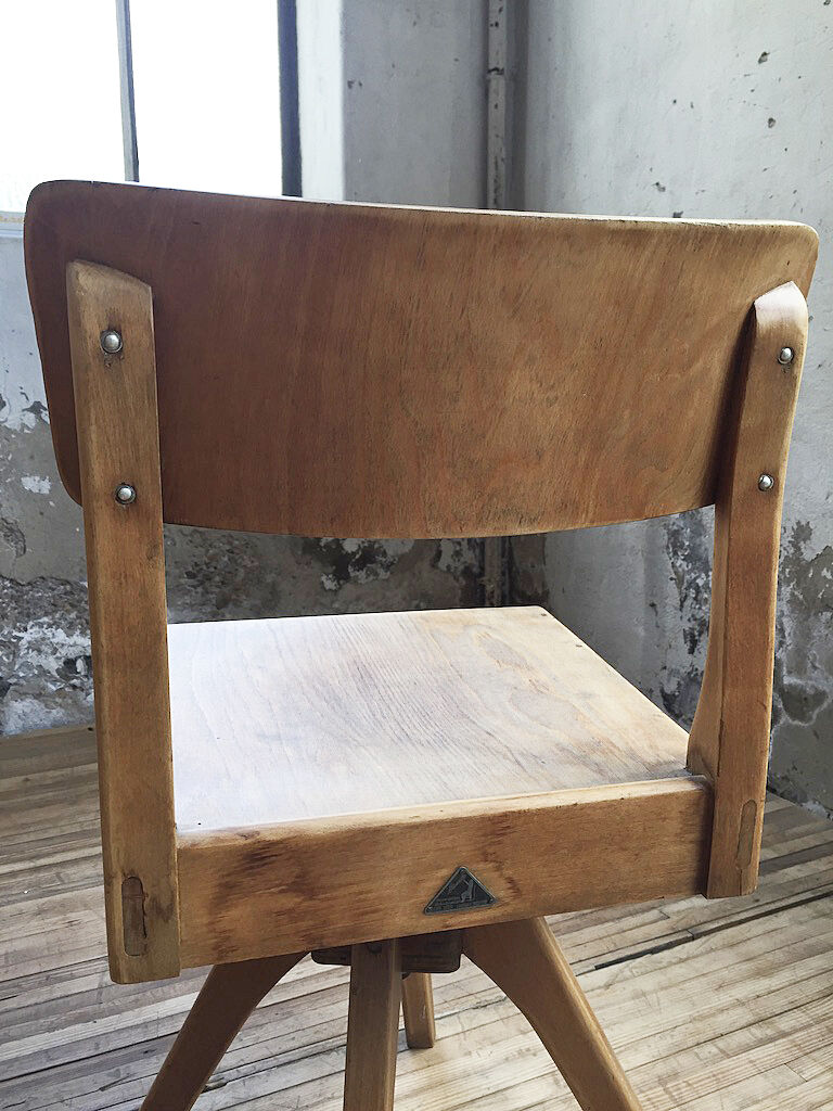 Chaise Casala pivotante hêtre