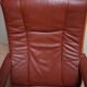 Fauteuil en cuir par Ingmar Relling pour Westnofa, Norvège, années 1970