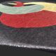 Round carpet with lotus flower decoration