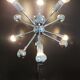 Lampe spoutnik chromée vintage