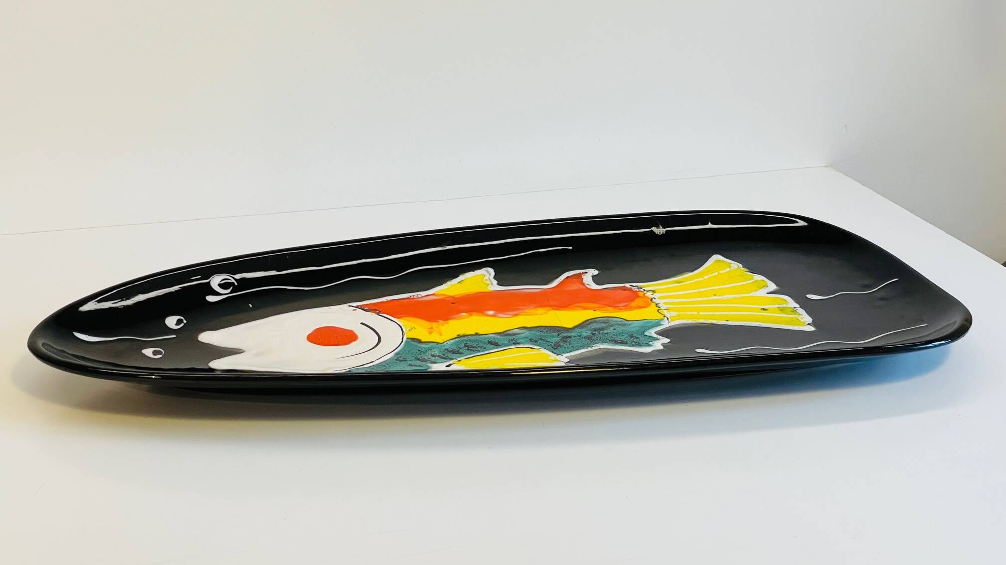 Xl plate niderviller earthenware factory france vintage