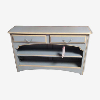 Painted solid oak console