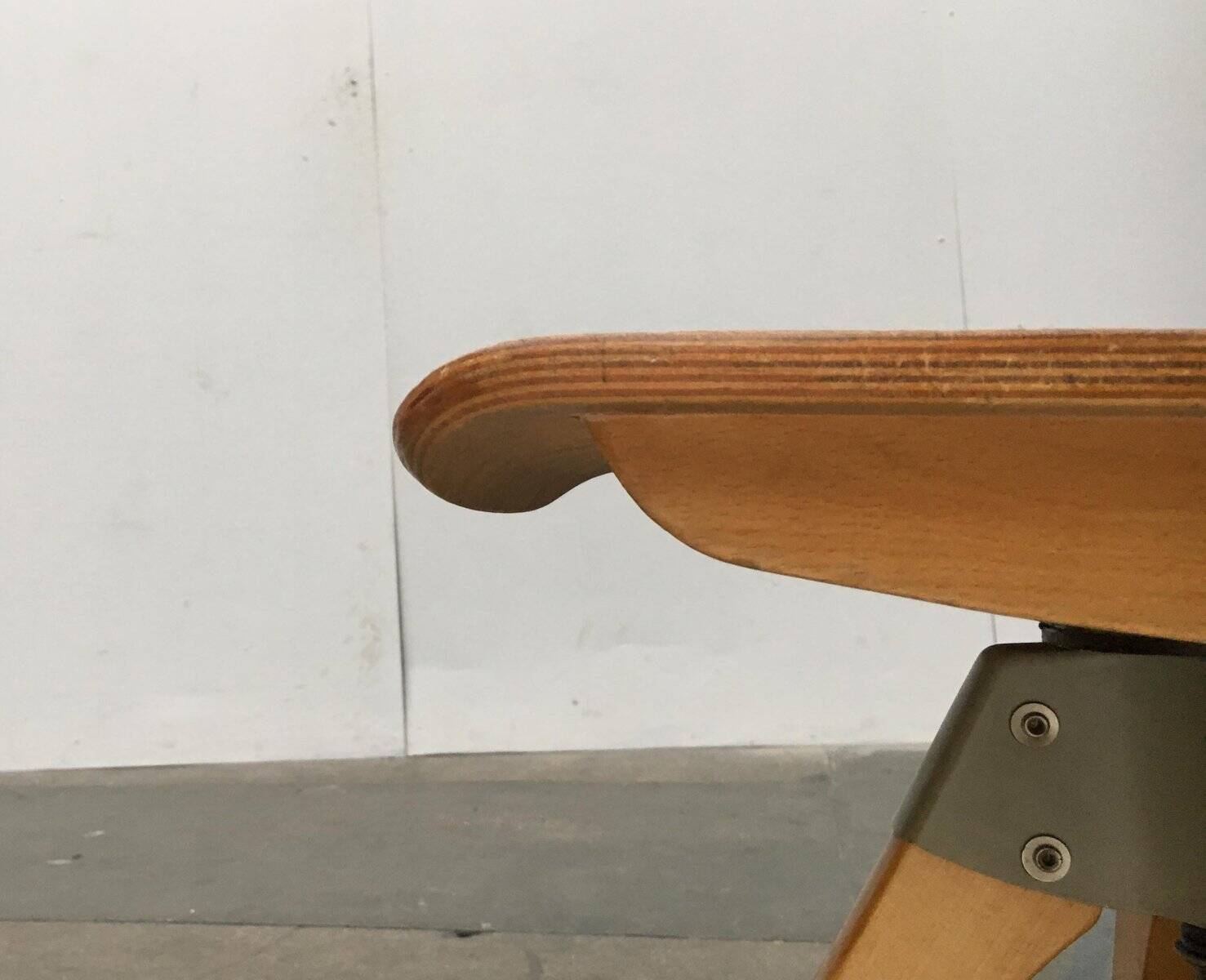 Mid-century German wooden swivel chair for children by Casala