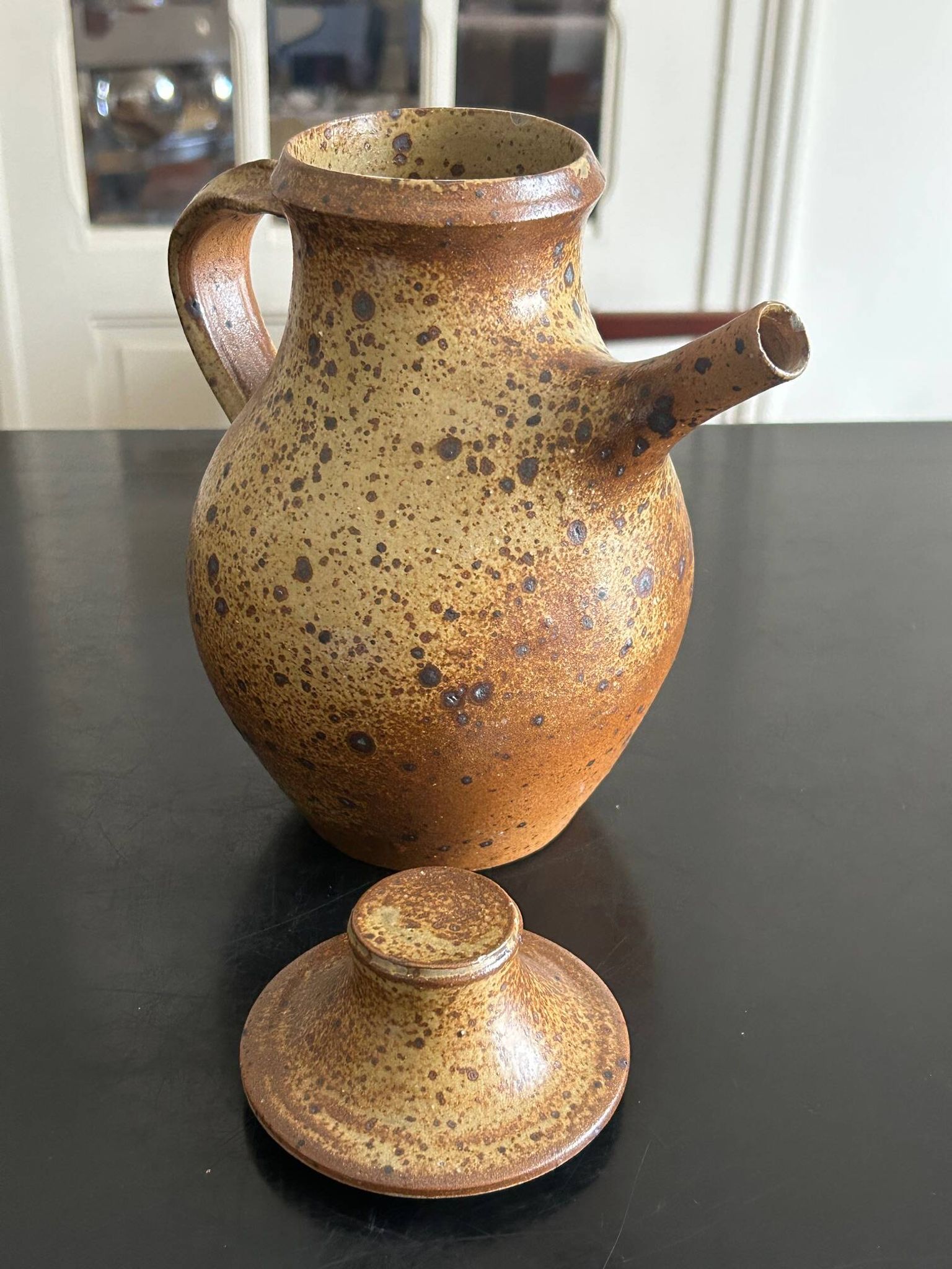 tea or coffee service in stoneware by Charles Gaudry