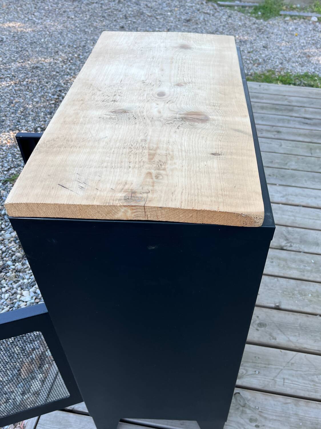 Small metal cupboard