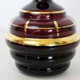 Smoked glass carafe for the 1950s
