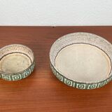 Set of 2 WGP ceramic bowls from West Germany, mid-century style, 1960s.