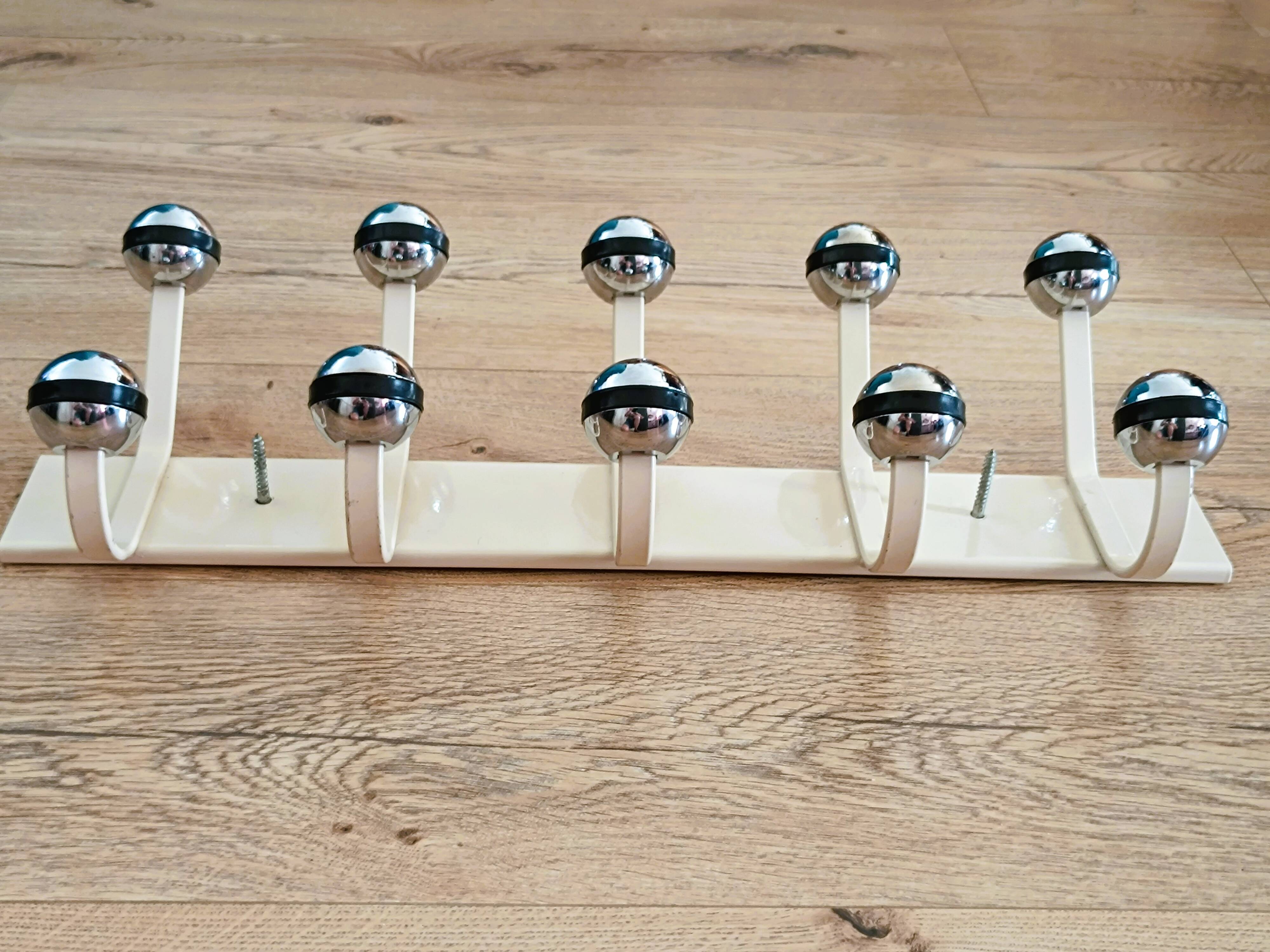 70s metal coat rack