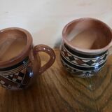 Paire de mugs style ethnique