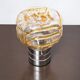 Caramel Murano glass table lamp, Mazzega, 1970s