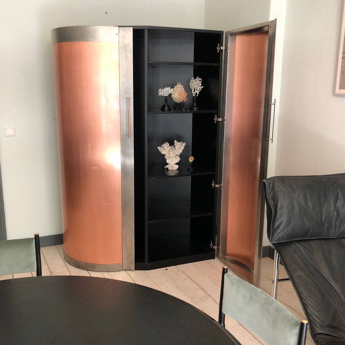 Cabinet with Copper Doors, 1980s