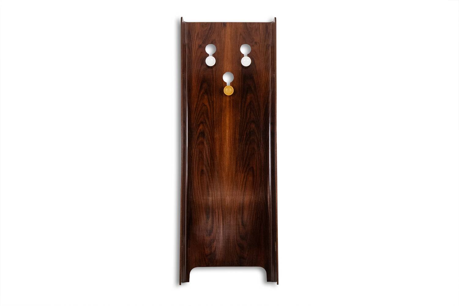 Carlo di Carli. Rosewood veneer coat rack. 1960s.