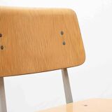 Marko S101 vintage chair beech and gray