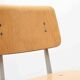 Chaise vintage Marko S101 hêtre et gris