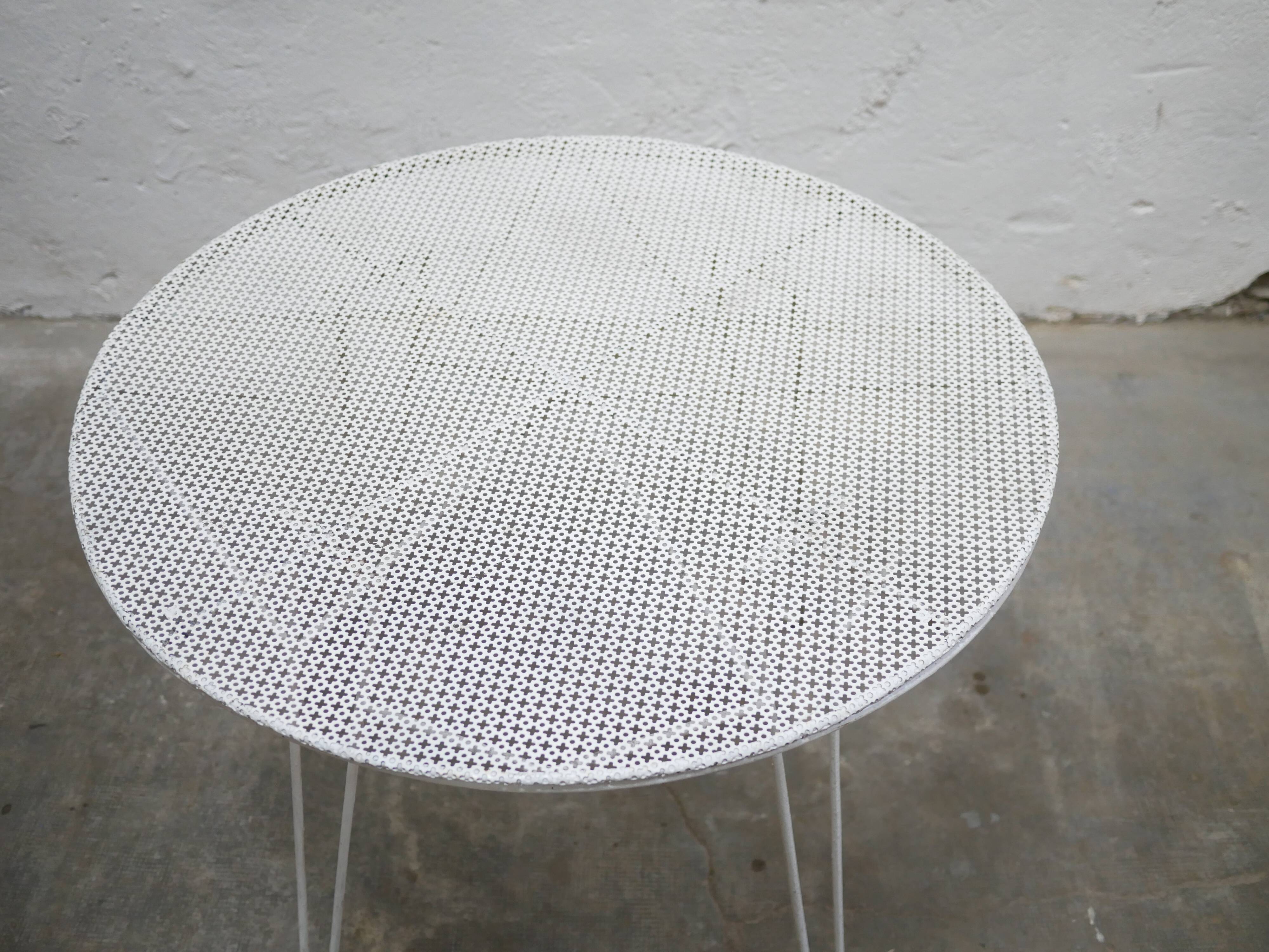 Vintage garden table by Mathieu Matégot