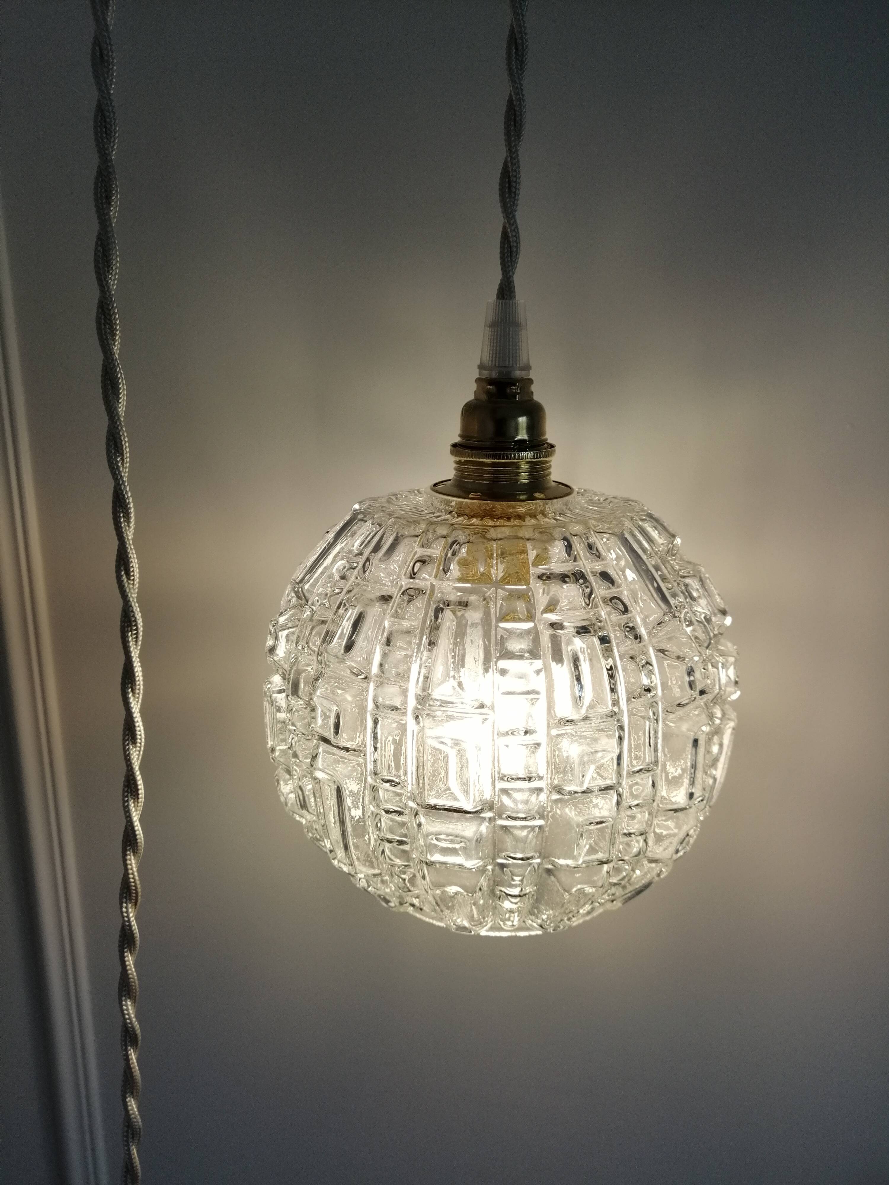 Pair of vintage walking lamps