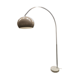 large vintage chrome arch lamppost 70s