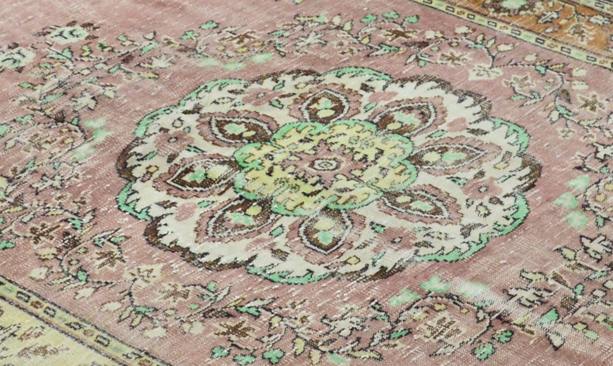 Anatolian handmade vintage rug 290 cm x 181 cm