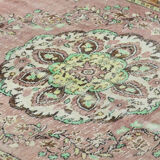 Anatolian handmade vintage rug 290 cm x 181 cm