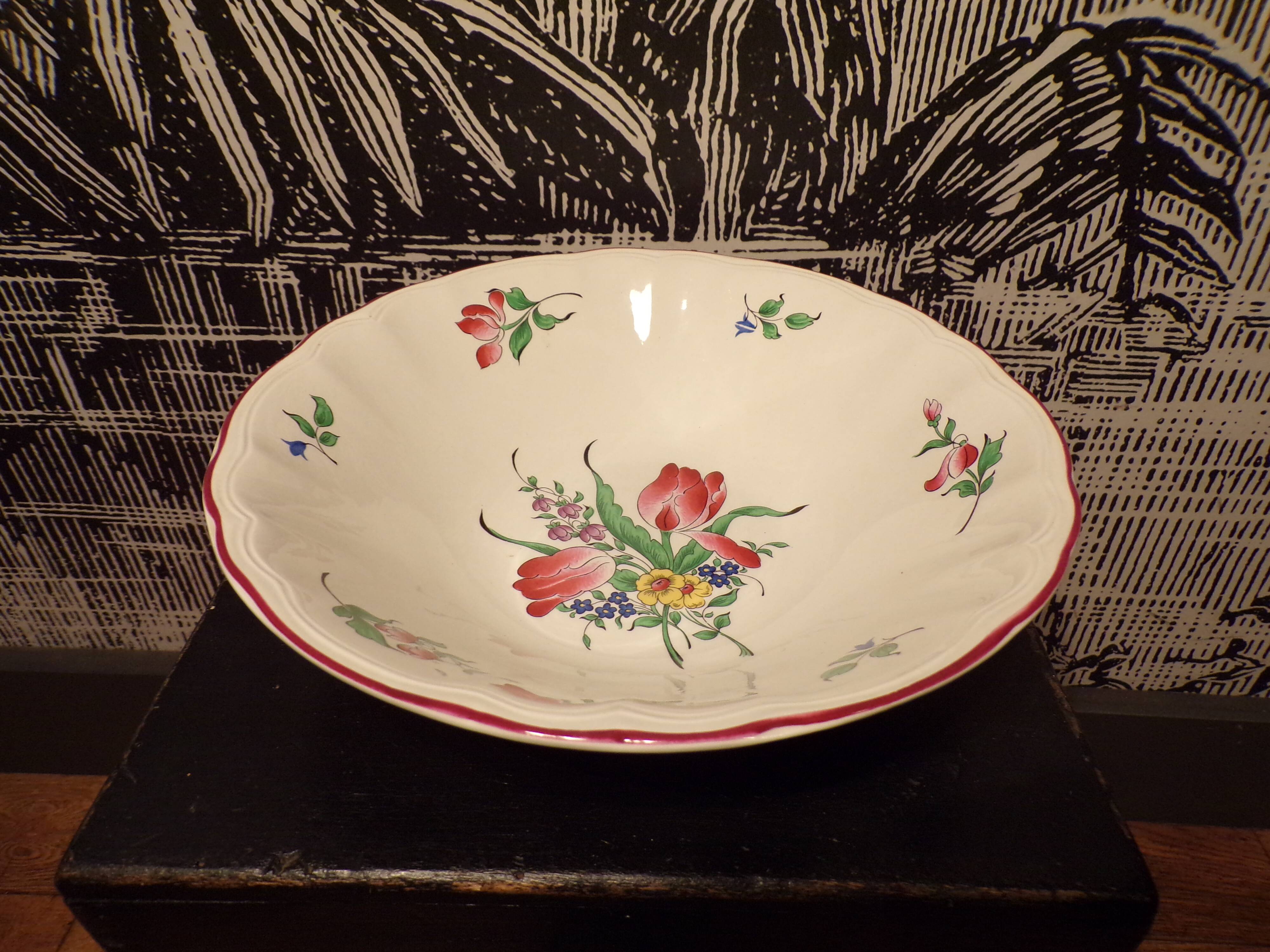 Lunéville Kg salad bowl with street lamp decor Ø26cm