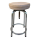 Modernist stool circa 1930 in the style of LC7 by Perriand, Le Corbusier and Jeanneret