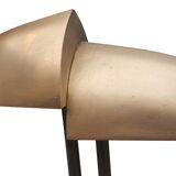 Set of 2 bronze table lamps