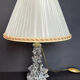 Crystal bedside lamp