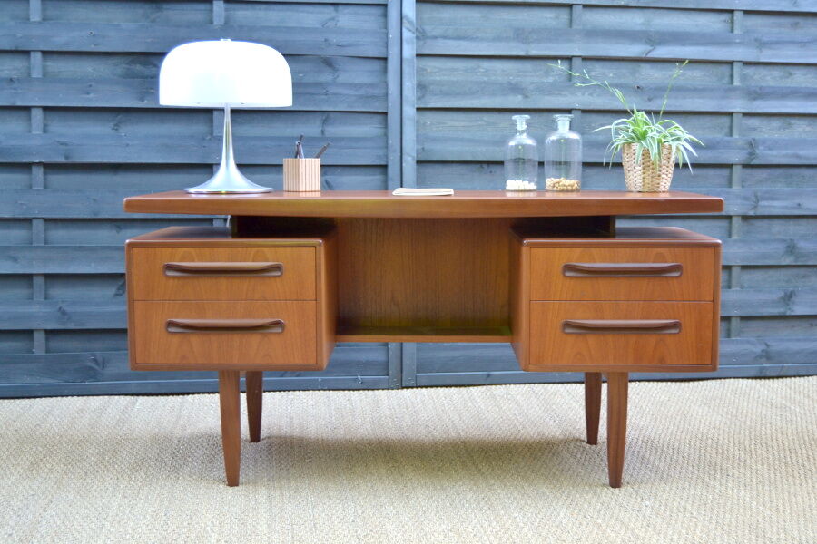 By G-Plan teak desk