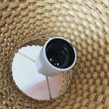 Wicker pendant lamp