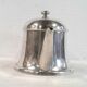 Vintage hotel silver metal teapot Hotel Oriental in Algiers