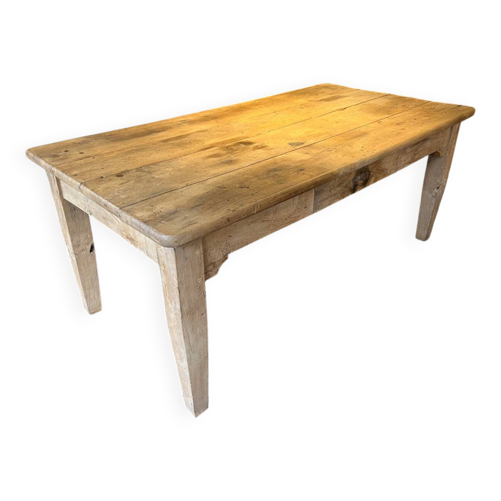 Farmhouse table, 19th century.
