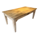 Farmhouse table, 19th century.