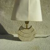Travertine lamp "The dolphin"