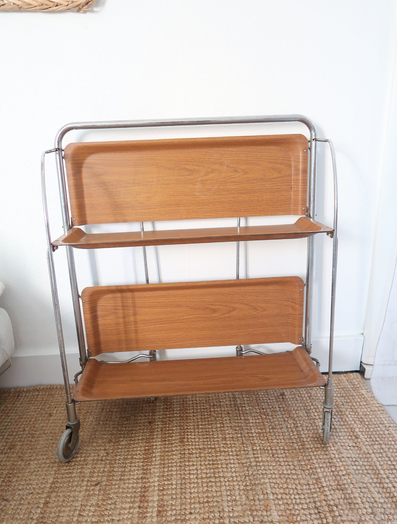 Desserte pliable formica